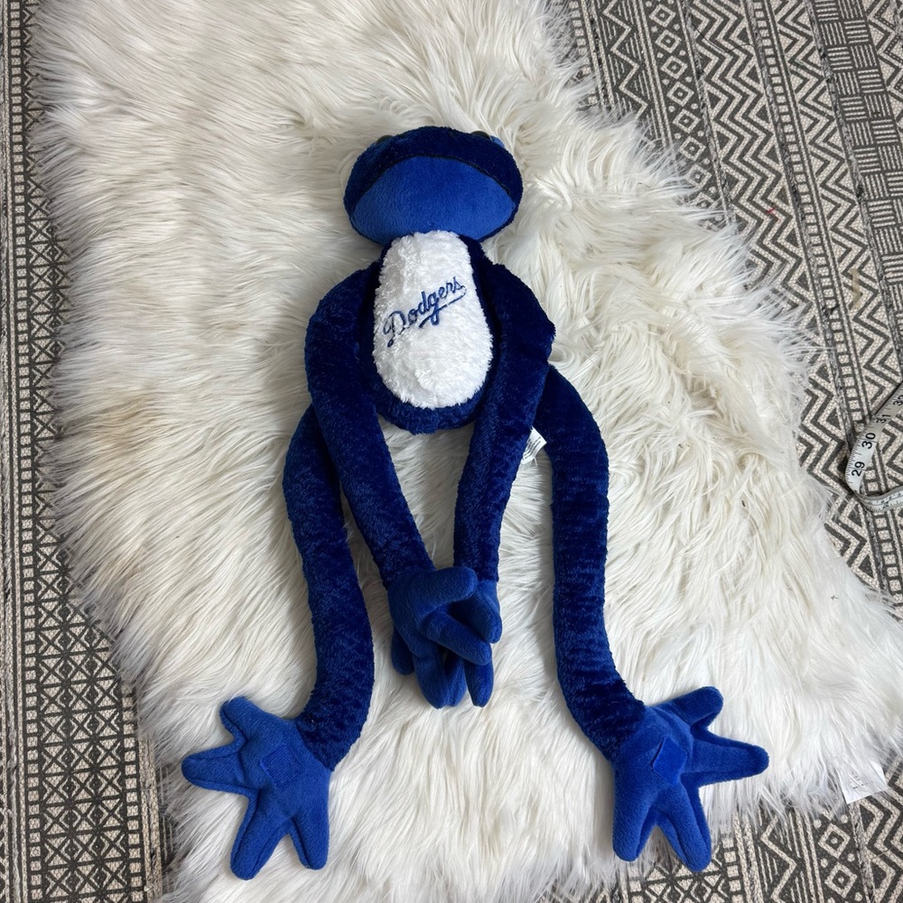 Blue Dodgers 24” Long Legged Kohait‎ Frog Plushie